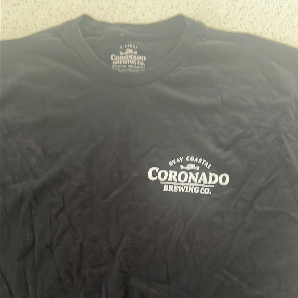Men’s XL Black Coronado Brewing Co Short Sleeve Tee